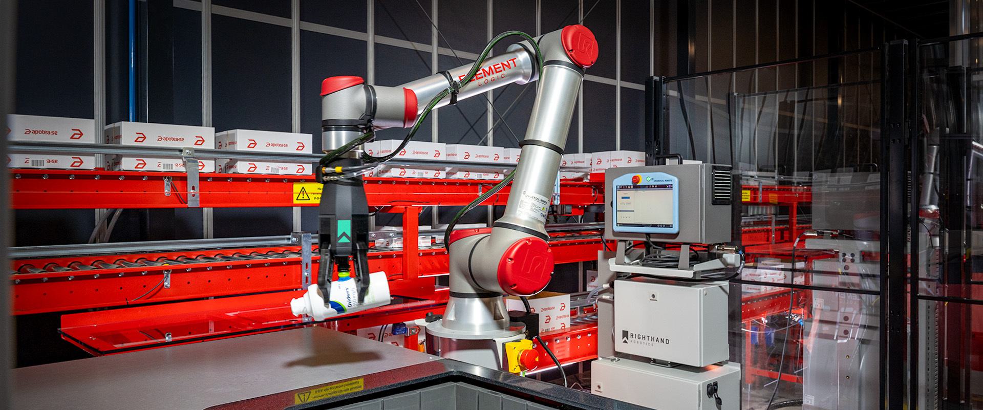 Apoteca Machine RightHand Robotics™ | Apotea, Sweden